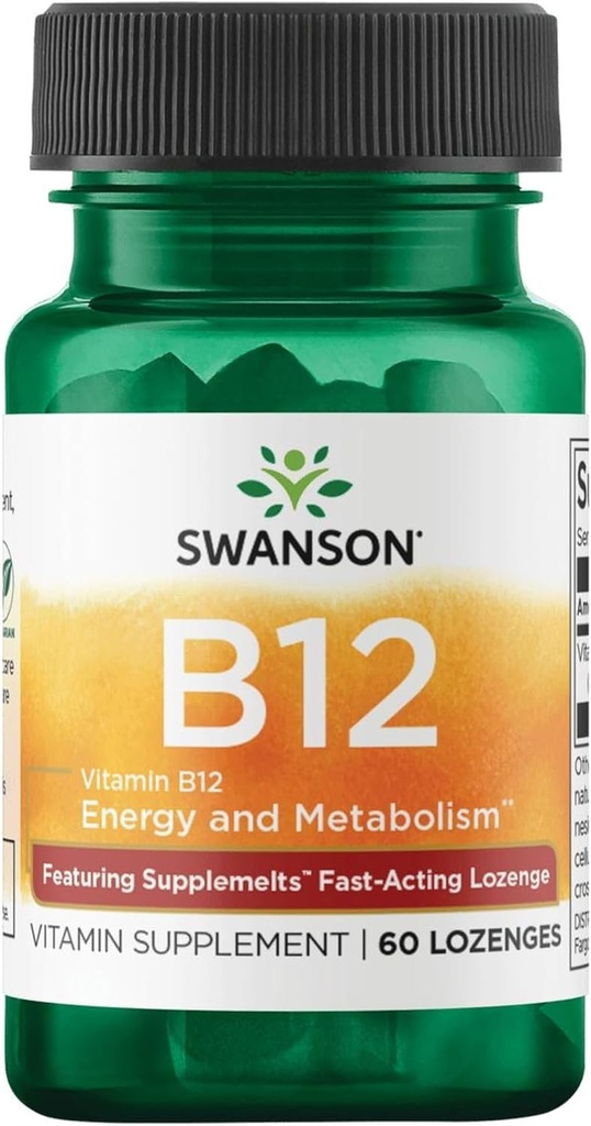Swanson Supplemelts Sublingual Vitamin B-12 5 Milligramme 60 Tabs
