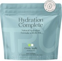 TRU ergänzt Hydration Komplette BCAA, Pflanzenbasierte Aminosäuren + Rosa Himalaya Salz, Elektrolyte & L-Carnitin, Vegan, Zero Calories, Keine künstlichen Süßungsmittel, 24 Portionen, Grüner Apfel