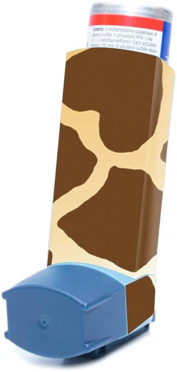MightySkins Skin für Ventolin HFA Asthma Inhaler - Giraffe | Protective, Durable, and Unique Vinyl Decal Wrap Cover | Einfach anzuwenden, entfernen und ändern Styles | Made in USA
