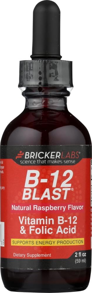 StarSun Depot Bricker Labs B-12 Blast, Raspberry - 2 Oz (Pack von 1) Bild Mai Vary