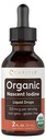Carlyle Organic Nascent Iodine Liquid Drops... 2 fl oz.. Supplément végétalien....