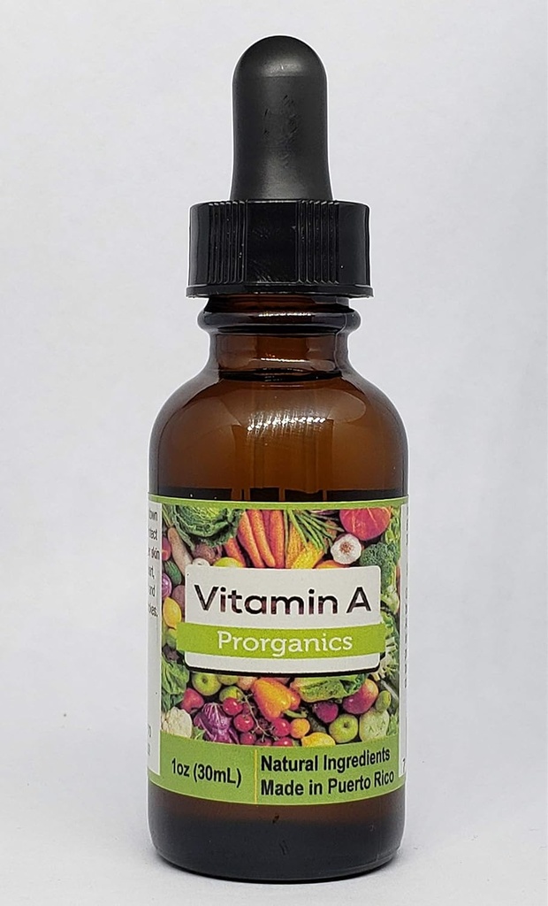 Seltenes 1oz Organisches flüssiges Vitamin A von Prorganics.