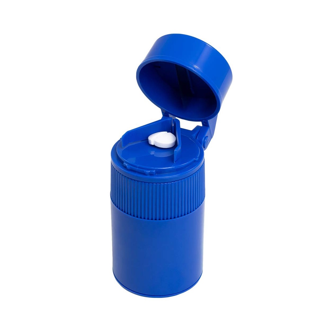 EZY DOSE Pille Crusher und Cutter für Hunde und Haustiere, Tägliche Verwendung, Safe Cuts und Crushes Pillen, Vitamine und Tablets, Accurate und Easy Cutting, Toll für Versteck Medikamente in Bäumen, Blau, BPA kostenlos