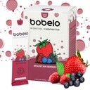 Bobelo Packs d'hydratation auto-carbonatant , Mélange de boissons à faible teneur en calories, Electrolytes Packs de poudre , Keto Friendly , Sugar Free Water Enhancer , Soda & Sparkling Water Alternative , Berries de montagne(30ct)