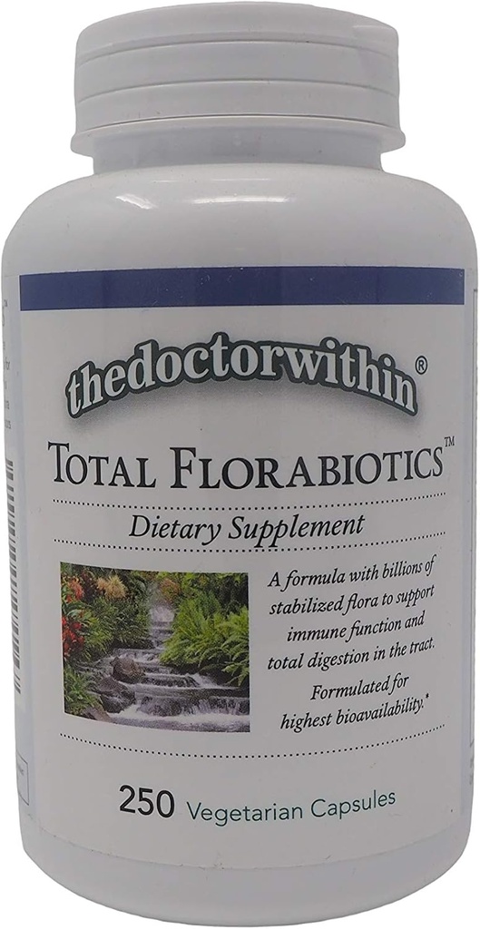 Total Florabiotics - Billions of Stabilized Flora - 250 Capsules