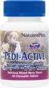 NaturesPlus Pedi-Active LECI-PS, DMAE Complex - 60 Chewable Tablets - Mixed Berry Flavor - Kinder Chewable Supplement, fördert Gehirngesundheit, Fokus - Vegetarisch, Glutenfrei - 30 Portionen