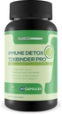 Immune Detox Toxibinder Pro - Detox & Immune Support Supplement - Hilfe Toxine - Natürliche Detox Cleanse - Psyllium, Vitamin C, Ginger, Zink, Dandelion Root - Vollkörper-Detox Immune Boost-Unterstützung