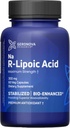 Geronova Research Bio-Enhanced R-Lipoic Acid, 300 mg Kapseln - 2 Monate Versorgung - Stabilisierte R Alpha Liponsäure mit verbesserter Absorption - R Lipoic Acid Supplement - 60 Zähler