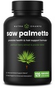 NutraChamps Saw Palmetto Supplement für Prostatagesundheit [Extra Strength] 600mg Komplex mit Extrakt, Berry Powder & Herbs - Unterstützt gesunde Urinationshäufigkeit, 120 Kapseln