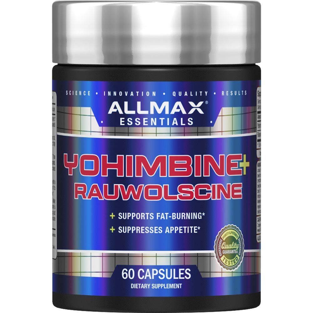 ALLMAX Essentials YOHIMBINE + RAUWOLSCINE - 60 Kapseln - Unterstützt die Fettverbrennung und unterdrückt den Appetit - 60 Portionen