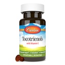 Carlson - Tocotriénols, 40 mg, avec la vitamine E de source naturelle, Gamma, Alpha, Delta, Beta, Source durable, 30 Softgels