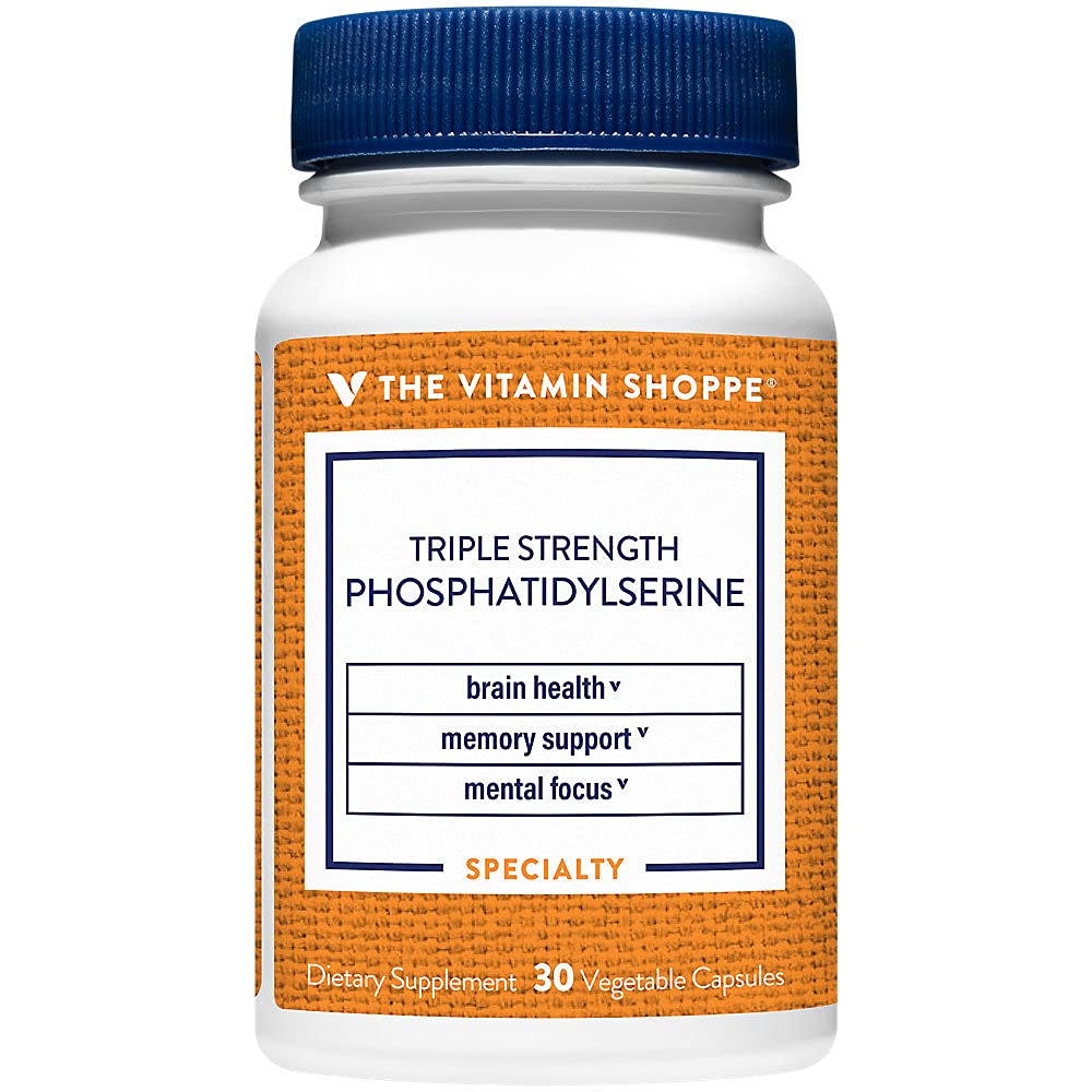 The Vitamin Shoppe Triple Strength Phosphatidylserine for Brain, Memory (30 Vegetable Capsules)