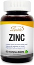 Lovita Zinc 30mg de supplément de zinc chélaté bien-absorbé pour les hommes et les femmes de Végétalien, non OGM, pour le soutien immunitaire et une peau saine de 60 comprimés sans gluten