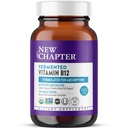 Neues Kapitel gefruchtetes Vitamin B12 1.000 mcg, USDA Organic, ONE Täglich für Cellular Energy + Gesunde Blutzellen, zertifiziertes Vegan, Glutenfrei - 60 Count