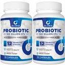 300 milliards CFU probiotique, 12 souches avec 3 prébiotiques organiques, probiotiques pour les femmes et les hommes, supplément quotidien pour la santé digestive, immunitaire, gustative et bloating, plateau stable, végétalien, 120 comtes