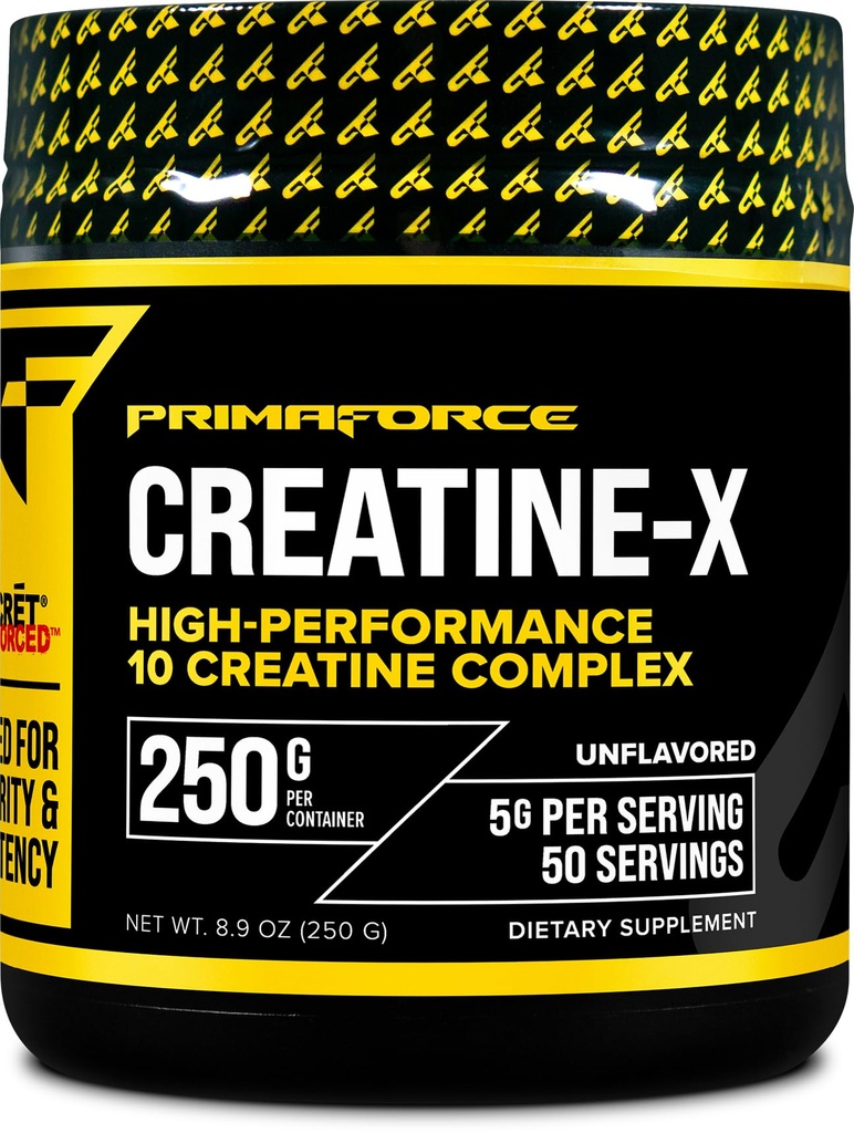 Primaforce Creatine-X 250 grammes - Complexe Créatine 10 hautes performances - Sans aromatisation