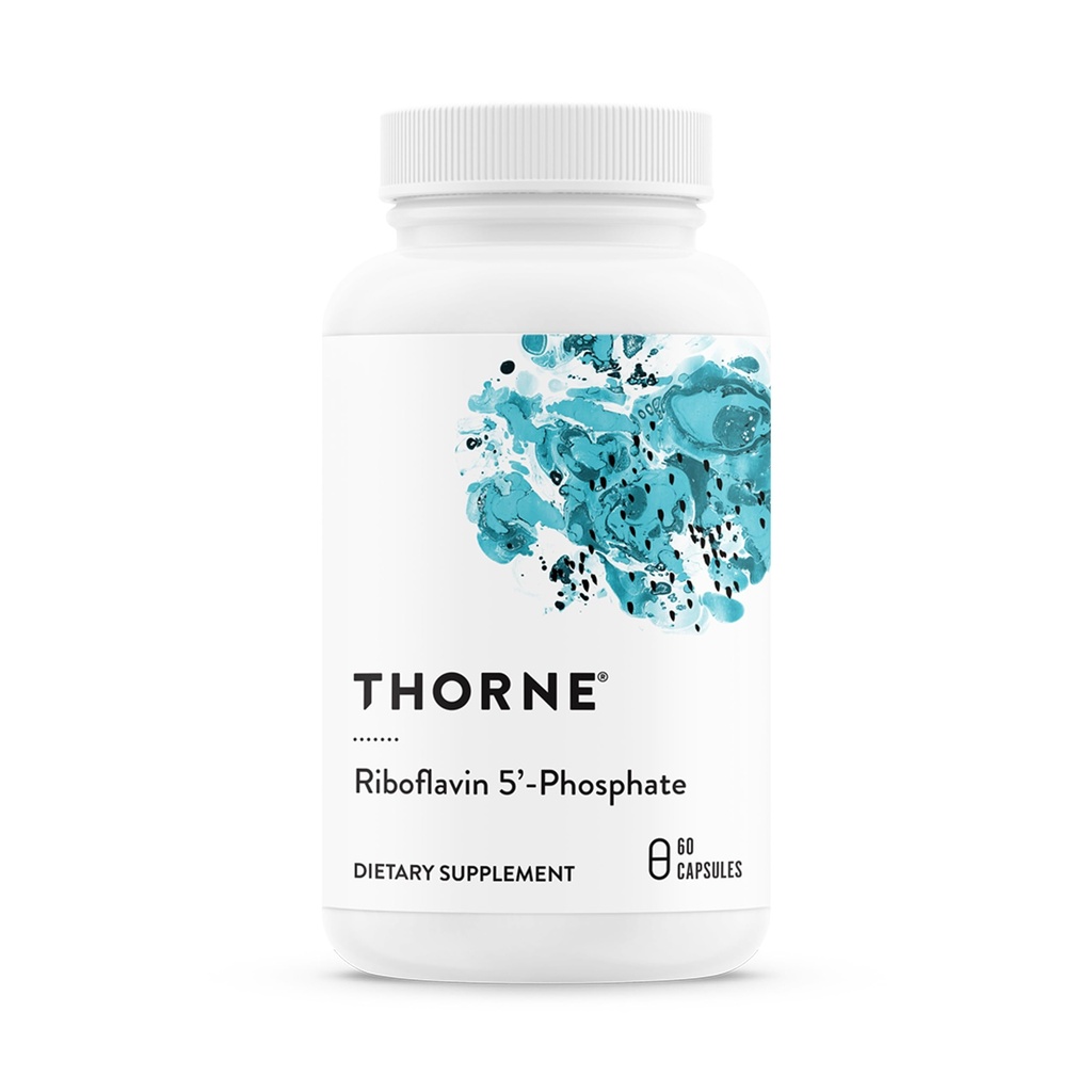 THORNE - Riboflavine 5'-Phosphate - Forme bioactive de vitamine B2 pour le soutien de la méthylation* - 60 capsules