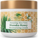Manuka Honig Eczema Creme Feuchtigkeitsspendende Lotion Duft frei für Psoriasis Relief - Juckreiz, trockene Haut Rash Salbe - Haut beruhigende Feuchtigkeitscreme - Körper & Gesichtscreme - Kinder & Erwachsene 16oz