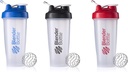 BlenderBottle 3-Pack Wasserflasche, blau/schwarz/rot