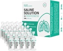 BASE LABORATOREN 3% Saline Lösung für Vernebler Maschine | Saline Lösung für Inhalation & Nasal Bewässerung | Hohe 3% Konzentration l 25 Vials 5ml Einheit Dosierung