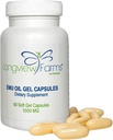 Longview Farms® Emu Oil Gel Kapseln | 100% reines Emu Öl für Haut Gesundheit, Mobilität und allgemeine Wellness | Natürliche Omega 3, 6, 9 und essentielle Vitamine | 60 Kapseln