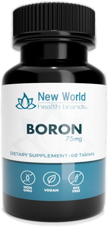 Boron Mineral Supplement 75mg | 60 Count - Trace Minerals Ihr Körper muss optimale Gesundheit und Wellness erhalten