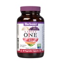 Bluebonnet Nutrition Ladies’ ONE 40+ Whole Food-Bed Multiple, Women Multivitamin für Damen 40+, Soy-Free, Non-GMO, Glutenfrei, 60 Gemüsekapseln, 60 Servietten
