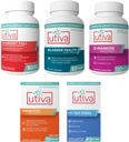 15% Bundle Utiva Cranberry PACs 30 Vegi Kapseln + Utiva Blase Gesundheit 60 Kapseln + Utiva D-Mannose 500mg 120 Kapseln + Utiva Probiotic 30 Delayed Release Vegi Kapseln + Utiva UTI Teststreifen