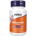 MAINTENANT Aliments suppléments, Mélatonine 3 mg, Récupérateur Radical Gratuit*, Cycle de Sommeil Santé*, 60 gélules