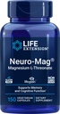 Life Extension Neuro-Mag Magnesium L-Threonate, 150 Vegetarische Kapseln, Magtein Ergänzung für Frauen und Männer