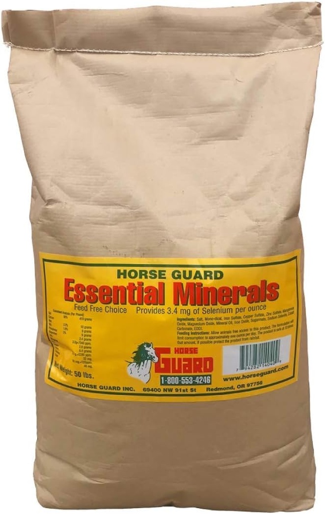 Essentielle Mineralien 50 lb, freie Wahl Mineralische Beilage mit Selen, Vitamine & Mineralien
