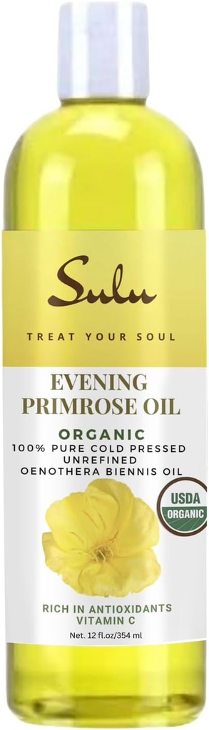 100% bio pur Huile de Primrose 100% naturelle 12% GLA (12 oz)