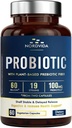 Probiotic 60 Billion 19 Strains mit Bio-Präbiotikum für Männer & Frauen, Verdauungs- & Immun-Gesundheit, Regal stabile verzögerte Freisetzung, Non-GMO No Dairy, 60 Vegan Caps
