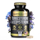 Turkesterone & Ecdysterone – Support de testostérone naturelle, 2-en-1 supplément Turkesterone haute puissance pour hommes et femmes avec 95% Beta Ecdysterone - Force, énergie et vitalité – 180 capsules