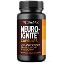 NeuroIGNITE Brain Ergänzungen für Gedächtnis und Fokus - 30 Count - Nootropics Brain Support Supplement mit Bacopa, Ginkgo Biloba, St. John's Wort, Phosphatidylserine - Non-GMO Kapseln, 1-Monats-Versorgung
