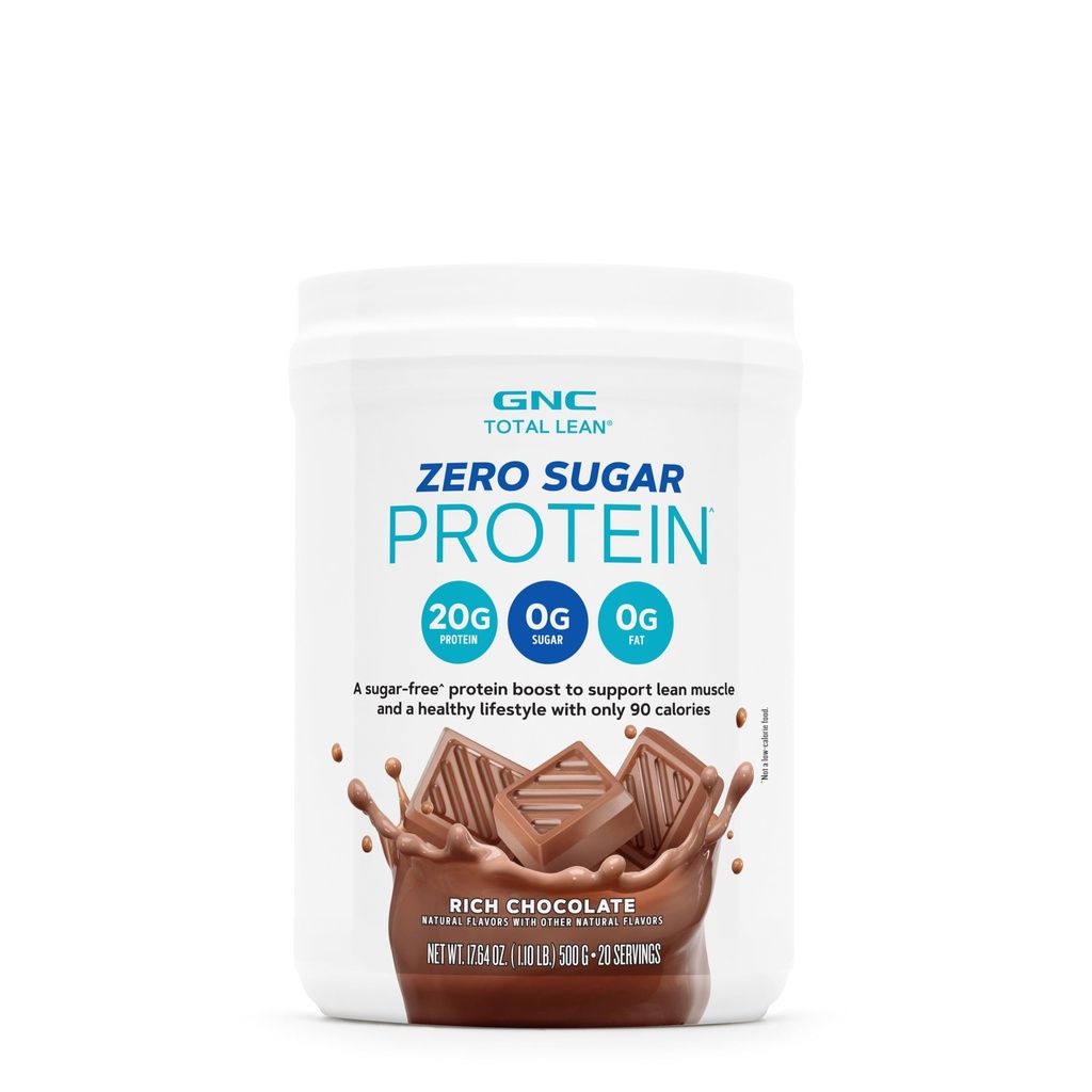 GNC Total Lean Zero Sugar Protein - Chocolat riche (20 portions)