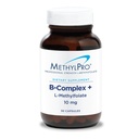 MethylPro B-Complex + L-Methylfolat 10 mg - Methylierter Vitamin B-Komplex für Frauen und Männer, Cellular Energy Support mit Folat, Niacin und Biotin, VIT B Supplement - 30 Vegan Kapseln