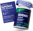 Supplément NMNH liposomique pour l'énergie des femmes: NMN Alternative + Trans-Resveratrol + TMG.