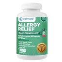 WELMATE Allergy Relief - Diphenhydramine 50 mg - 1000 Count Capsules - Antihistamin - Allergy & Kalt Symptome - Niesen, Runny Nose, Itchy Eyes & Throat