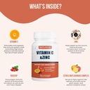 Vitamin C 1000mg mit Zink, Rose HIPS und Citrus Bioflavonoiden, Immununterstützungsergänzung Antioxidantien Schutz, 300 Kapseln