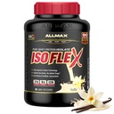 ALLMAX ISOFLEX Pure Whey Isolate Protein Powder - Gluten Free, Low Lactose, Sugar-Free - High-Protein, Clean, Keto-Friendly for Pre Post Workout Supplement for Women and Men | Vanilla, 5lb