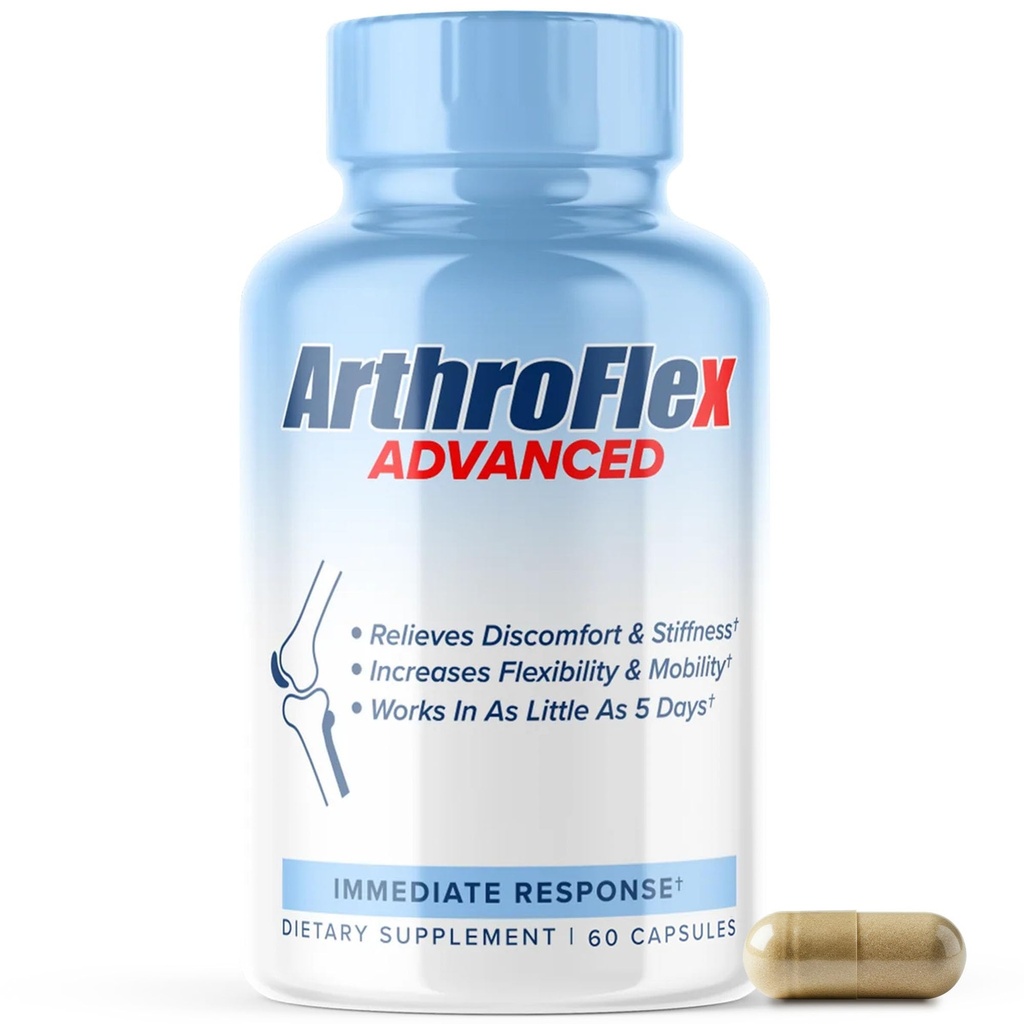 MAXLIFE NATURALS ArthroFlex Advanced Joint Health Supplement – 60 Kapseln - Vital Joint Supplements für Frauen und Männer, Typ II Collagen Cartilage Supplement, Made in USA Health Care Supplements