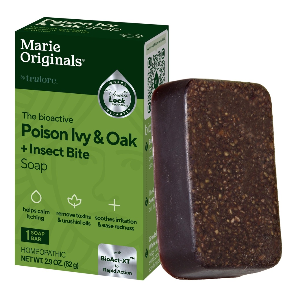 Marie's Original Poison Ivy Soap Bar | Alle natürlichen Gift Ivy Behandlung | Anti-Itch Hautreiniger Bar Wash für Gift Ivy, Gift Oak & Sumac | Entfernt Öle, Soothes & Relieves Rashes | 2.9 2.9 Unzen