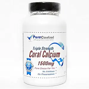 Triple force Calcium corallien 1500mg // 200 Capsules // Pure // par Suppléments PureControl