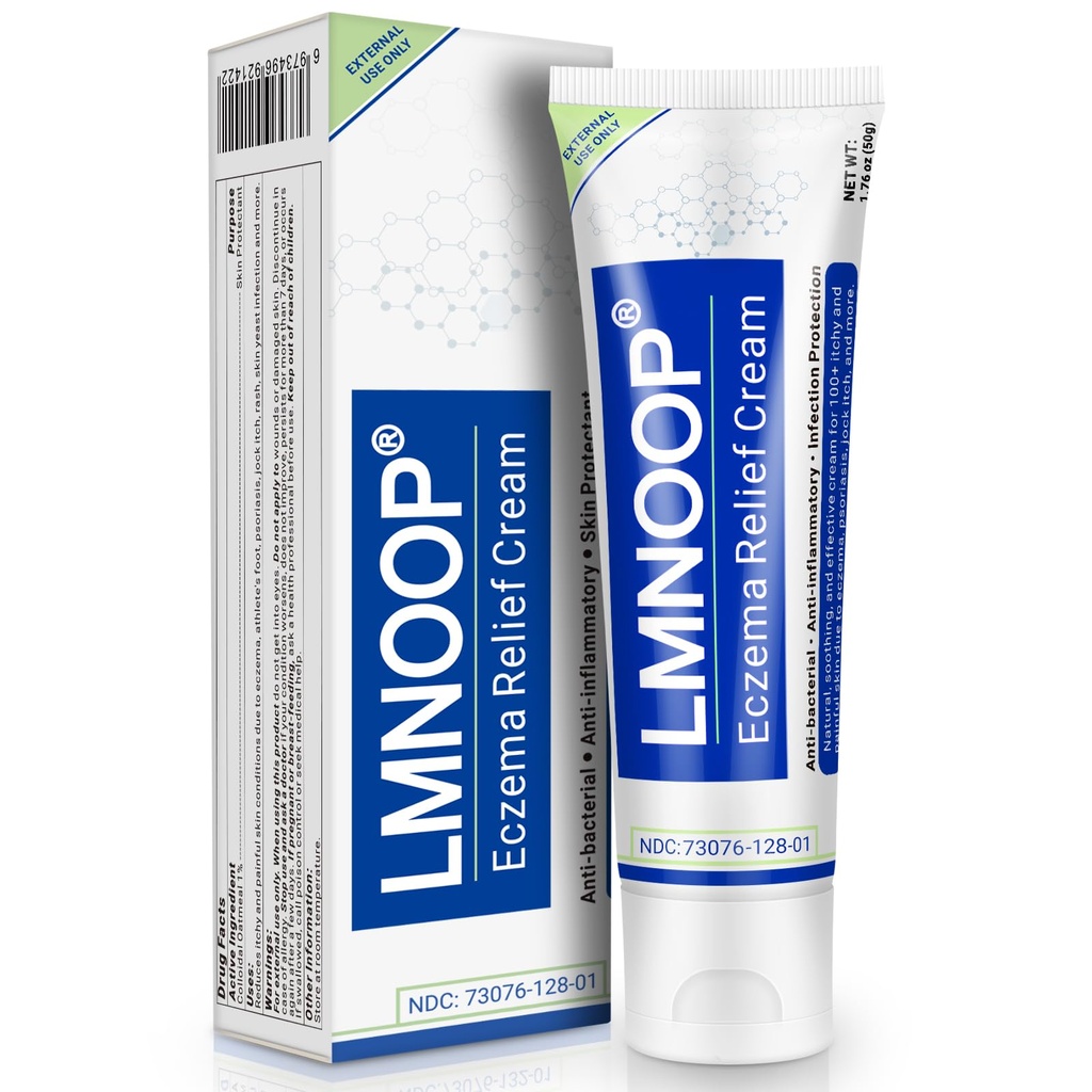Eczema Cream, maximale Stärkebehandlung Salbe für Rash, Psoriasis, Dermatitis, Urticaria, Jock Itch, Pilzinfektion, Anti-Itch, Relief für empfindliche, bewässerte Haut 1.76oz