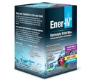 Ener-IV Electrolyte Hydratation et consommation d'énergie Potassium Vitamine C & Zinc Electrolytes Powder Packets - Récupération musculaire et immunité boissons sportives pour les femmes et les hommes Vegan faible sucre, Berry mixte - 12 Compte