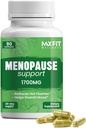 Menopause Beilagen für Frauen - Natürliches Relief für Hot Flashes. Nacht Sweats, Weight Loss & Mood Swings - Hormon Balance & Perimenopause Unterstützung - Menopause Hot Flash Relief für Frauen, 90 Kapseln