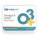 Omega Quant Omega-3 Index Plus Test Kit - Mesure des niveaux sanguins de Omega-3, de gras trans et de rapports Omega-6:Omega-3