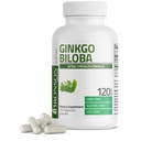 Bronson Ginkgo Biloba Extra Kraft unterstützt Gehirnfunktion und Gedächtnisunterstützung, 120 vegetarische Kapseln