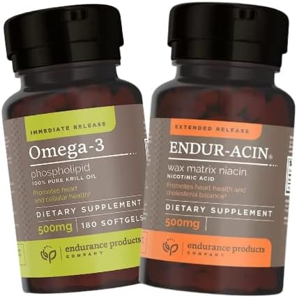 100% reines Krillöl und ENDUR-ACIN Niacin